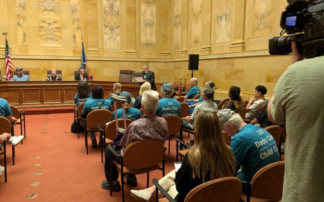 Dads Across Wisconsin Care for Child Care