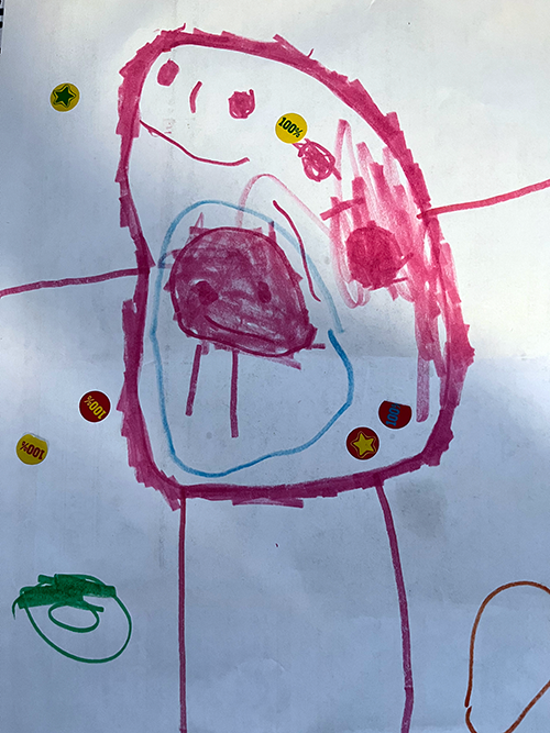 Linda's chid art work